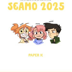 SEAMO 2025 Training Program (Paper K)